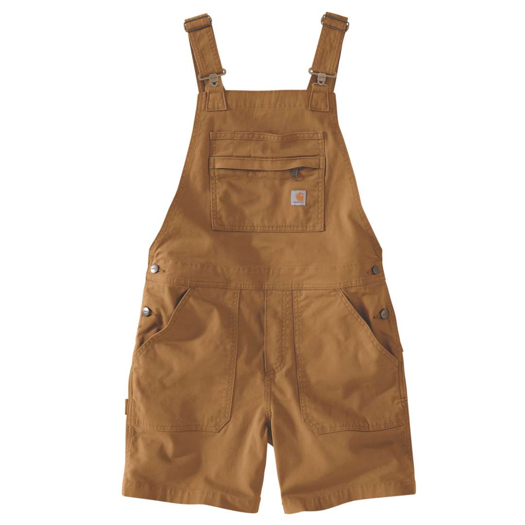 Rugged Flex Canvas Shortall - Carhartt Brown 105268