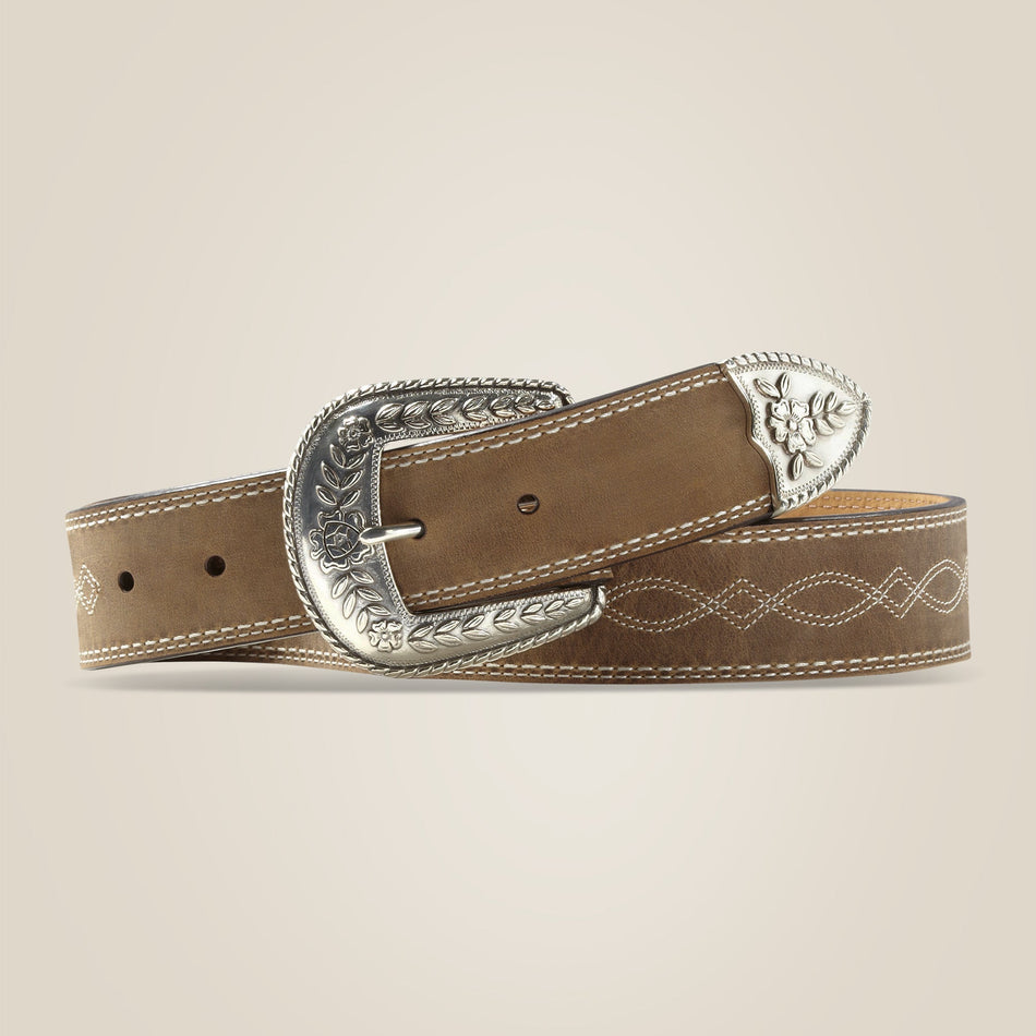 Ariat Women's Diamond Ogee Belt Brown - 10004144