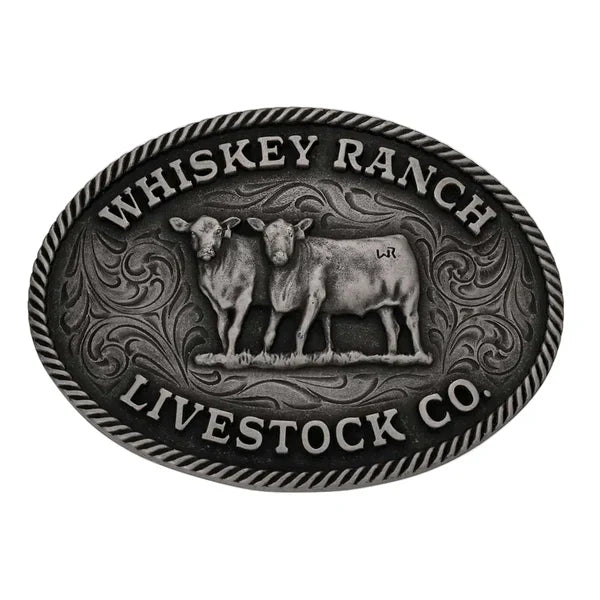Belt Buckle Whiskey Ranch Livestock