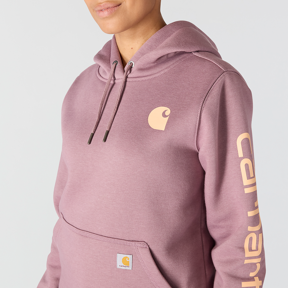 Carhartt Relaxed Fit Graphic Sweater Berry Heather  - 102791 V96