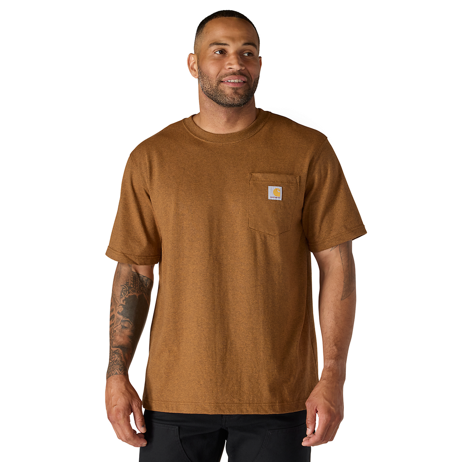 Carhartt K87 Pocket T-shirt - 103296 Carhartt Brown