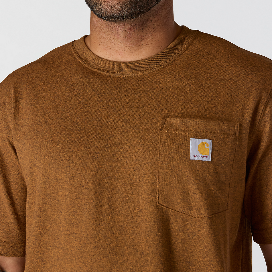 Carhartt K87 Pocket T-shirt - 103296 Carhartt Brown