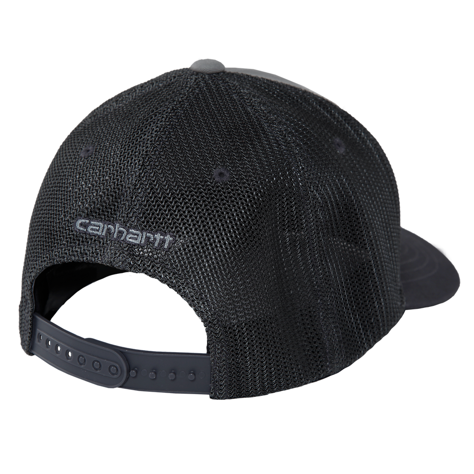 Carhartt Twill Mesh-Back Logo Patch Cap - Black 105216