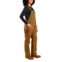 Carhartt Women's Loose fit canvas bib overall - Brown - 106001