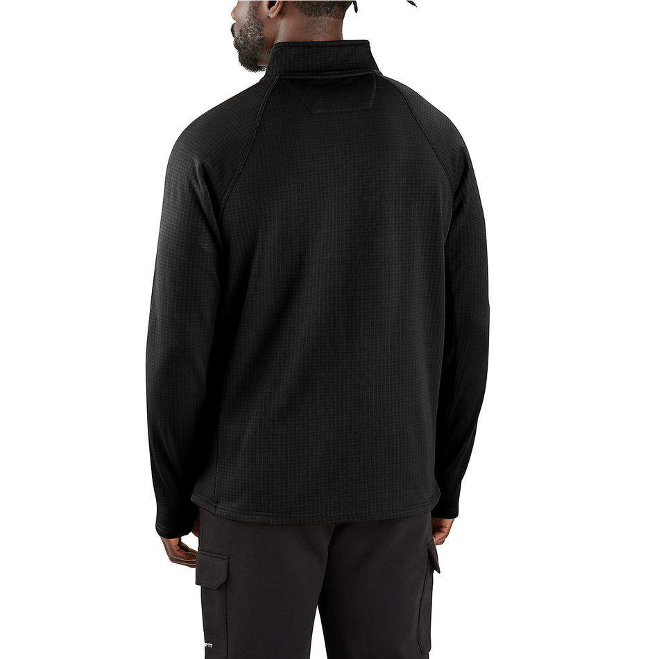Carhartt Force® Relaxed Fit Mock Neck Half-Zip Fleece-Lined Shirt -106423