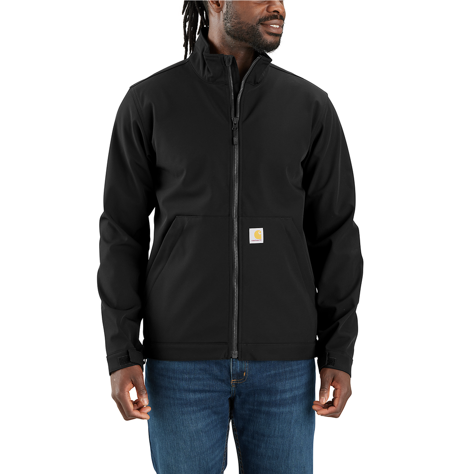 Relaxed Fit Softshell Jacket - 106438 Black