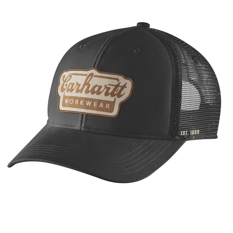 Script Patch Cap - 106738 Black