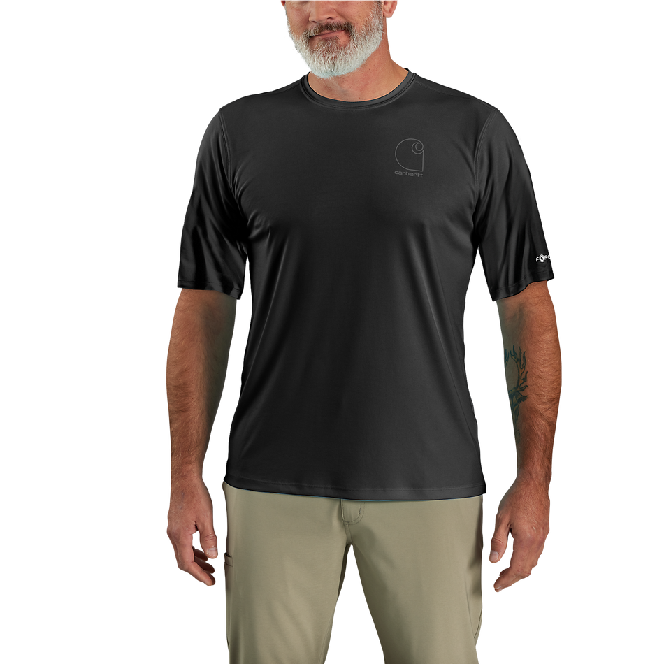 Force Relaxed Logo T-shirt Sun Defender - 107182 Black