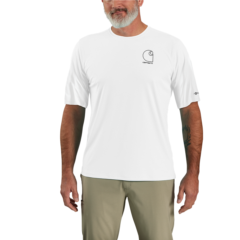 Carhartt Force Relaxed Logo T-shirt Sun Defender - 107182