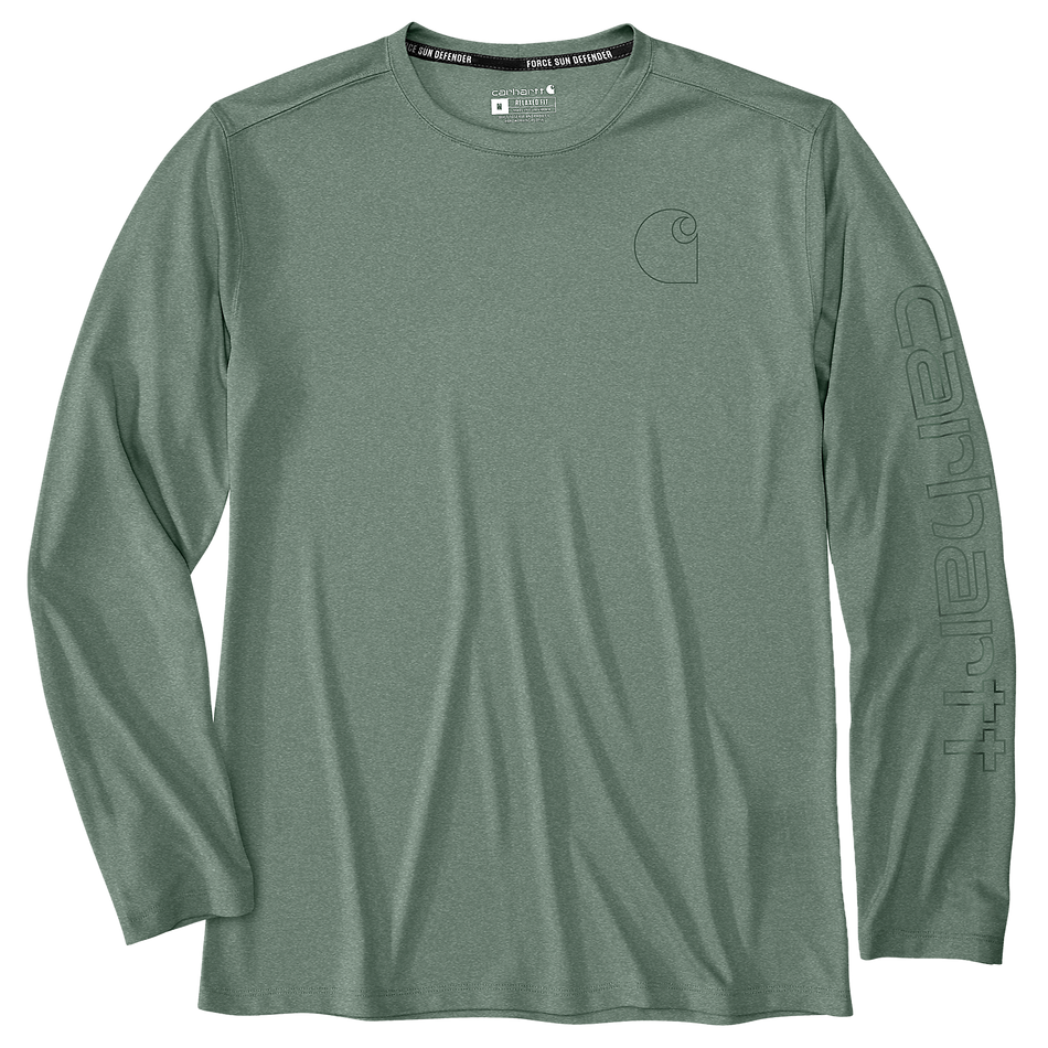 Carhartt Logo Graphic T-shirt LS Force Sun Defender - 107202 GO6