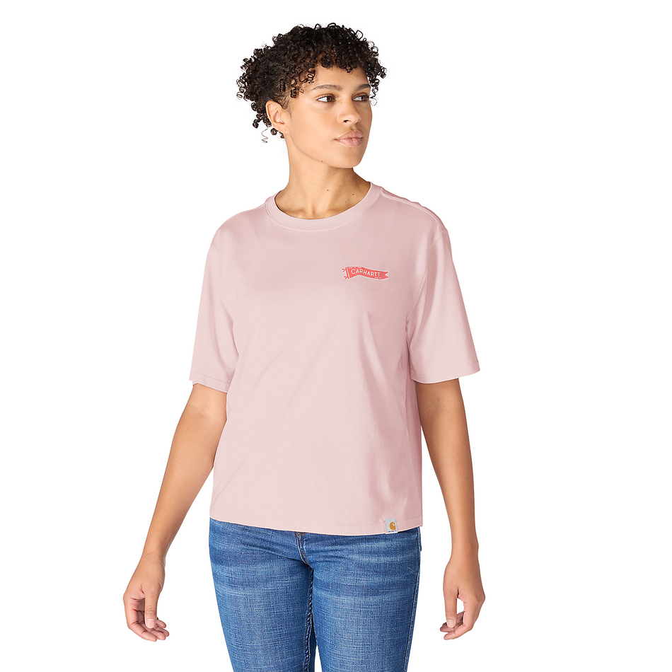 Women Tencil Loose Penant T-shirt - 107387