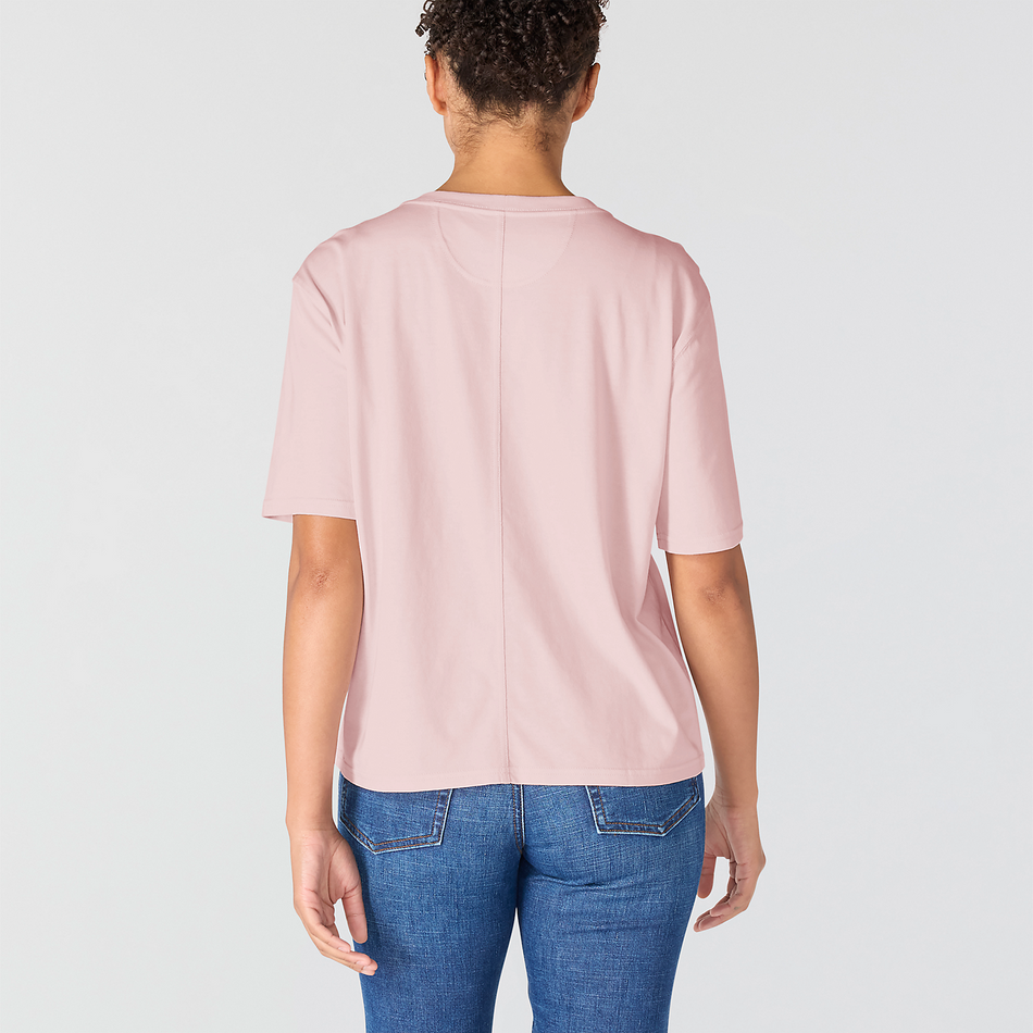 Women Tencil Loose Penant T-shirt - 107387