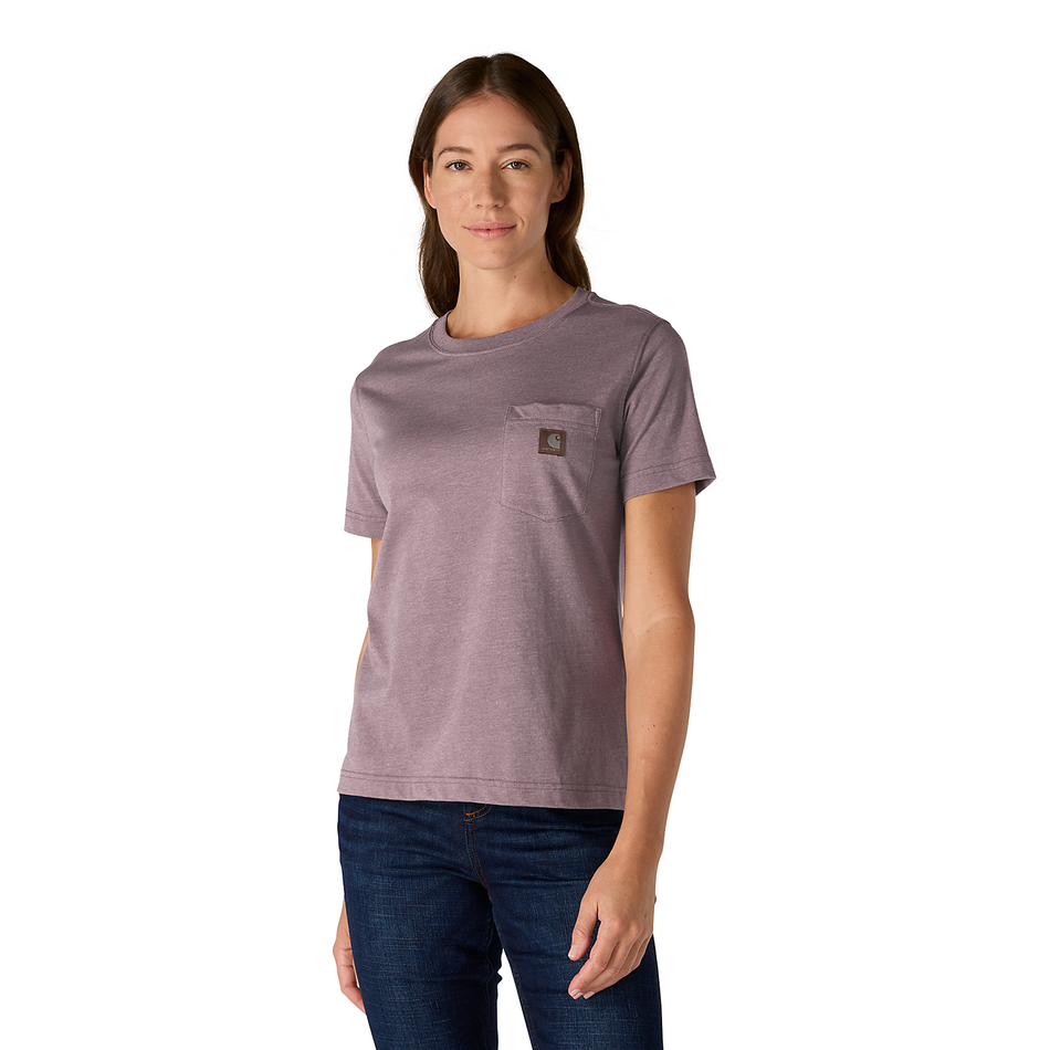 Women Irvine Relaxed T-shirt - Berry Heather 107391 V96