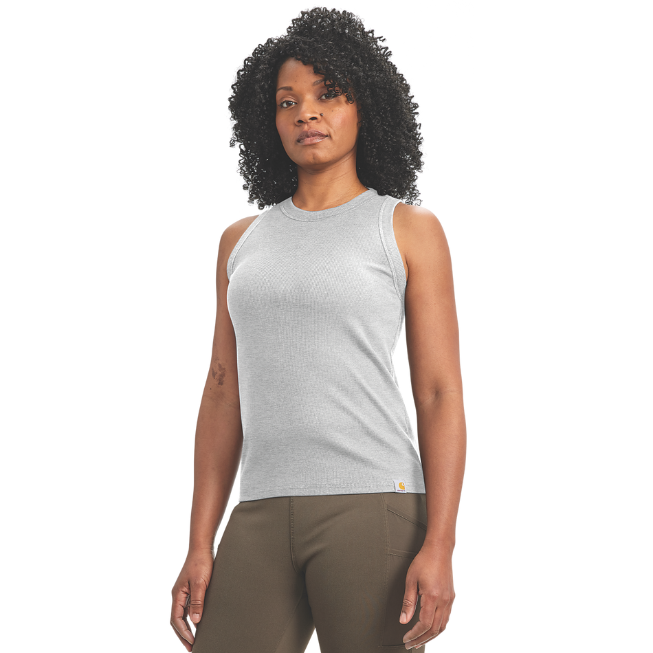 Women Relaxed Rubbed Tank - 107481 HGY