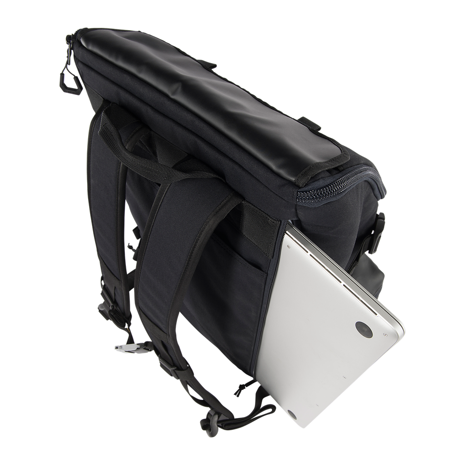 35L Nylon Workday Backpack Black