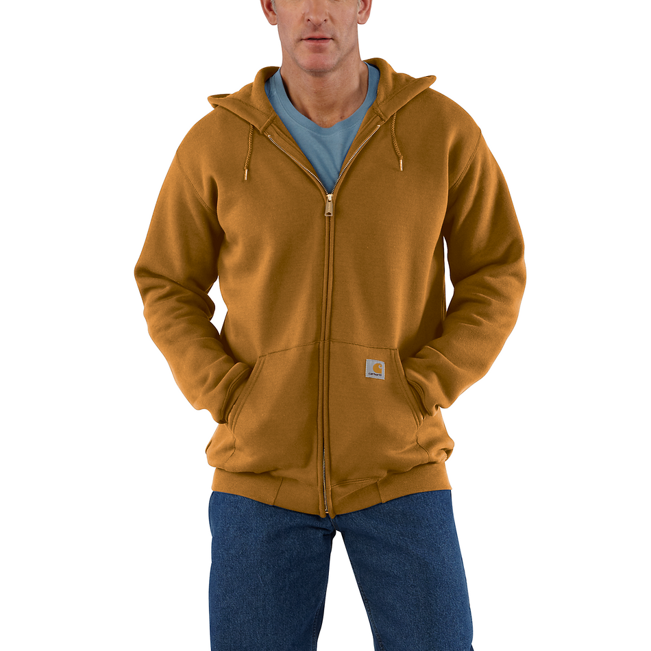 Carhartt Hooded Sweatshirt With Zipper K122 - BRN