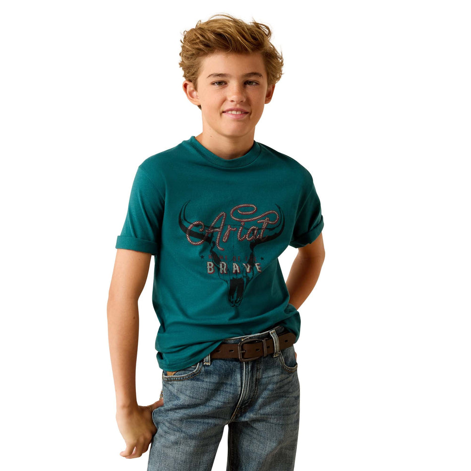 Boys Cattle Skull Tshirt 10071183