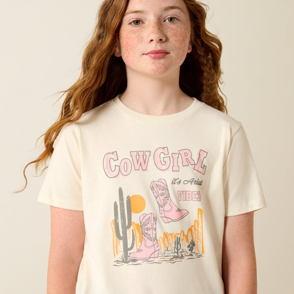 Girls Shirt Ariat Cowgirl Vibes