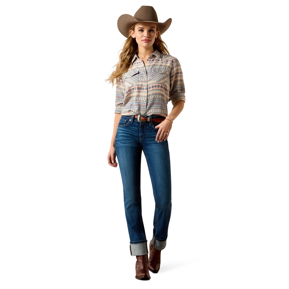 Ariat Women's Arizona Western Loose Snap Shirt - 10071064