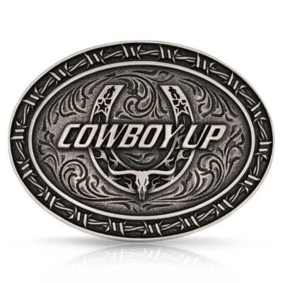 Belt Buckle Show Cowboy up