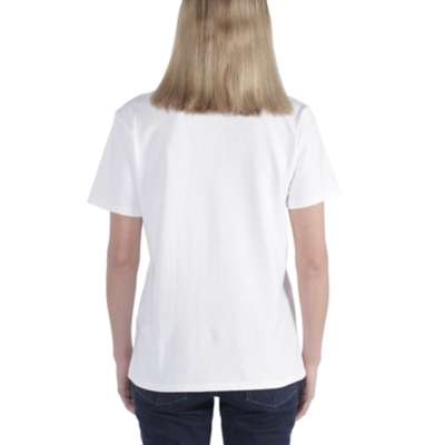 Carhartt Women's Pocket S/S T-shirt K87 - White 103067