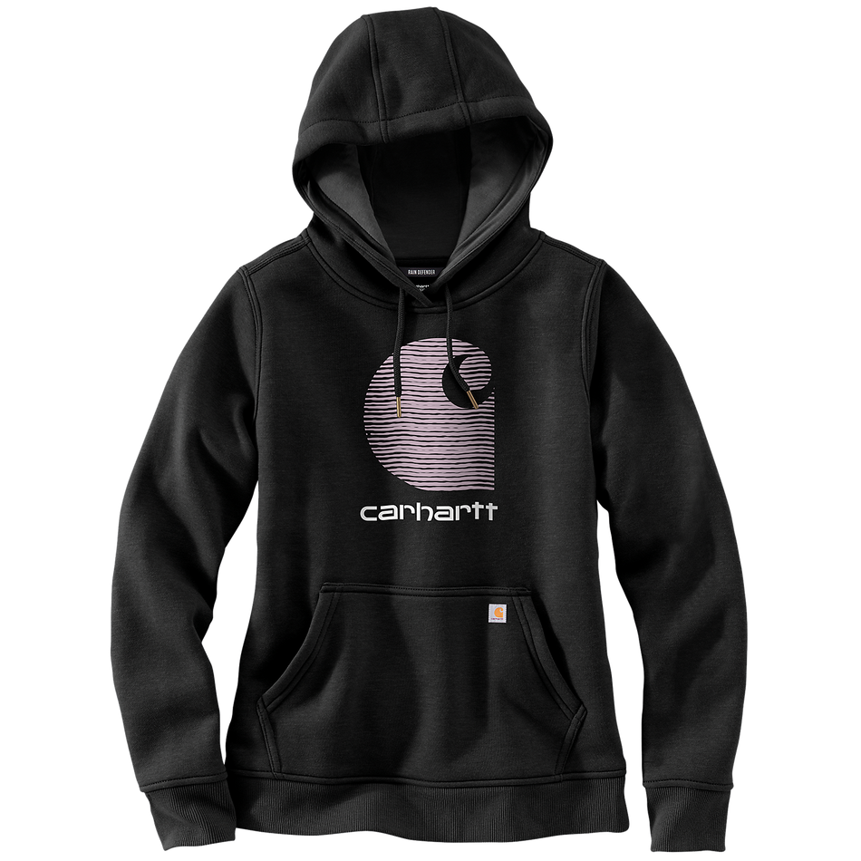 Carhartt Women's Rain Defender Graphic Sweatshirt - 105636 BLK