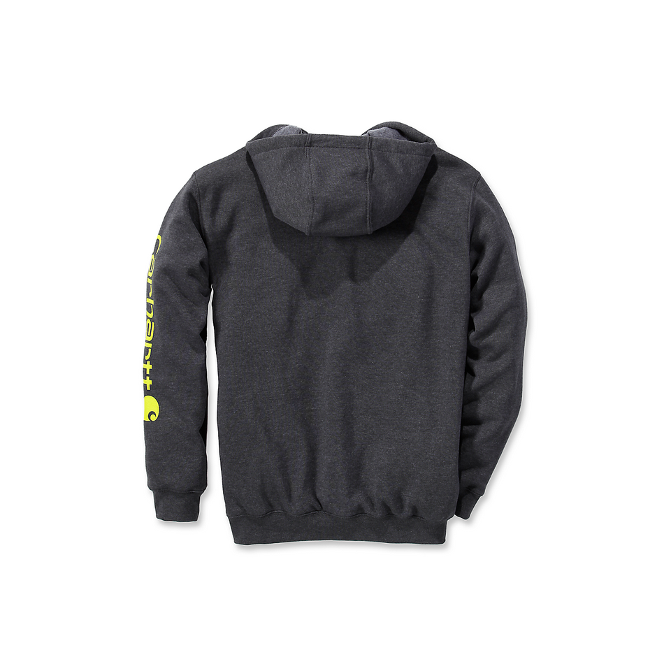 Carhartt  Hooded Sleeve Logo Sweater -  K288 Carbon Heather 026