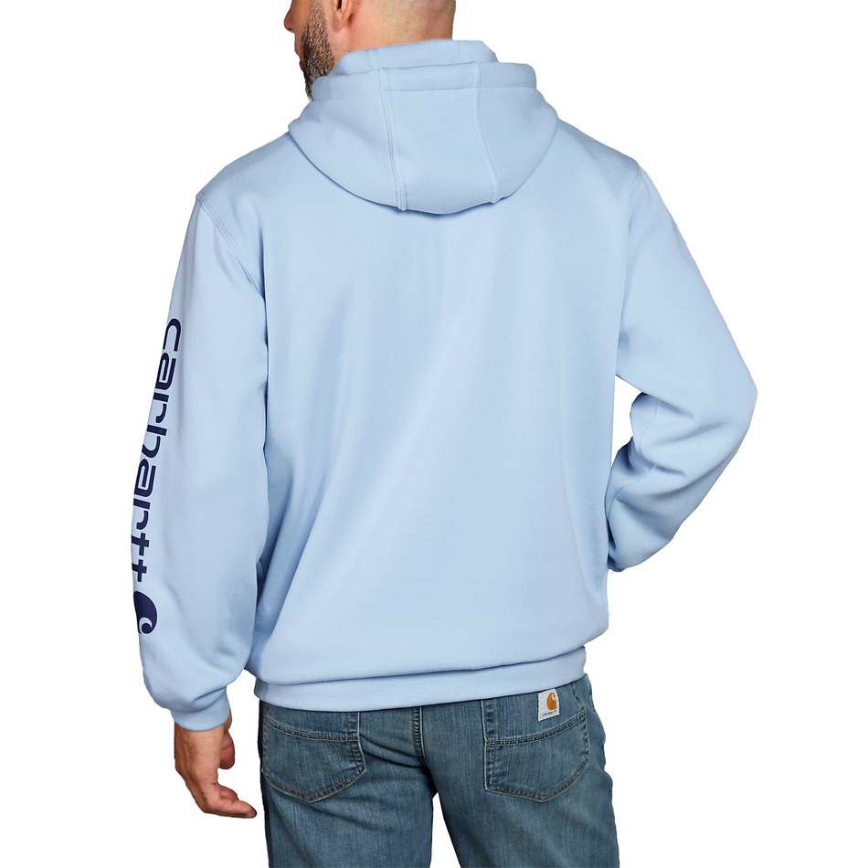 Carhartt Hooded Sleeve Logo Sweater - K288 Moonstone HA9