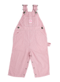 Schlüsselbabygröße Overall rosa gestreift